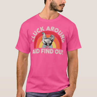 Rund klatschen und lustiges Huhn finden 3 T-Shirt