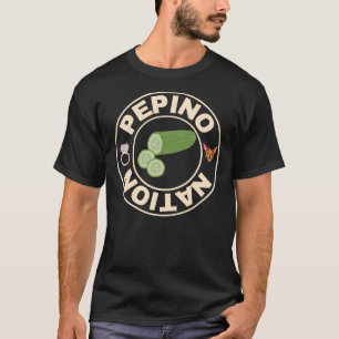 Rund-Logo der Pepino Nation - Kat + Ring, transpar T-Shirt