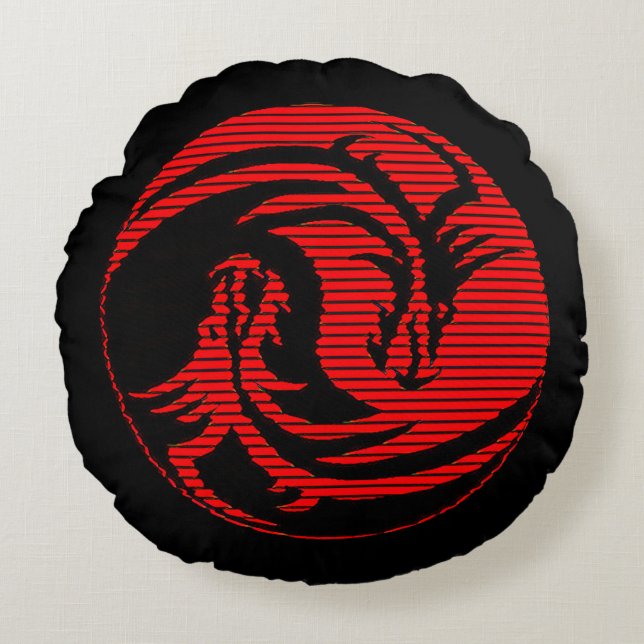 Rund Rundes Kissen (Vorderseite)