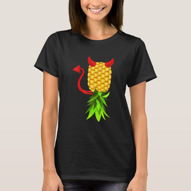 Rund um Ananas Swinger Damen T-Shirt (Vorderseite)