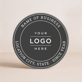 Rund um das Logo für "Schwarze Unternehmen" Getränkeuntersetzer