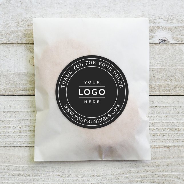 Rund um das Logo für "Schwarze Unternehmen" Runder Aufkleber (Von Creator hochgeladen)