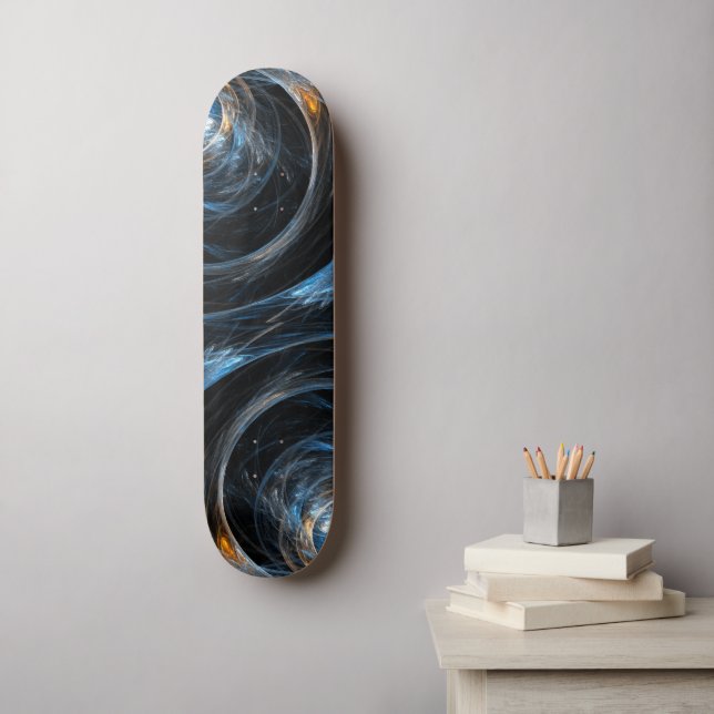 Rund um das Skateboard der Abstrakten Kunst (Wandkunst)