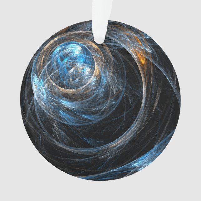 Rund um den Abstrakten Kunstakrylkreislauf der Wel Ornament (Vorderseite)