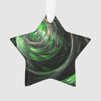Rund um den Abstrakten Kunststar der Welt Ornament
