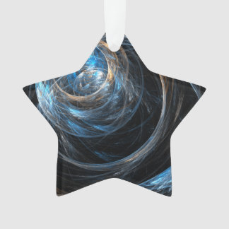 Rund um den Abstrakten Kunststar der Welt Ornament