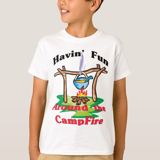 Rund um den Campfire T-Shirt (Vorderseite)