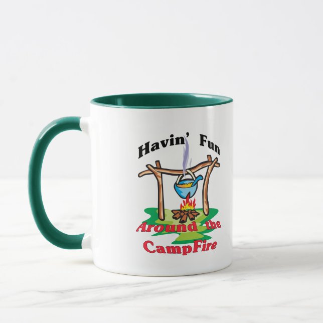 Rund um den Campfire Tasse (Links)