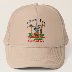 Rund um den Campfire Truckerkappe