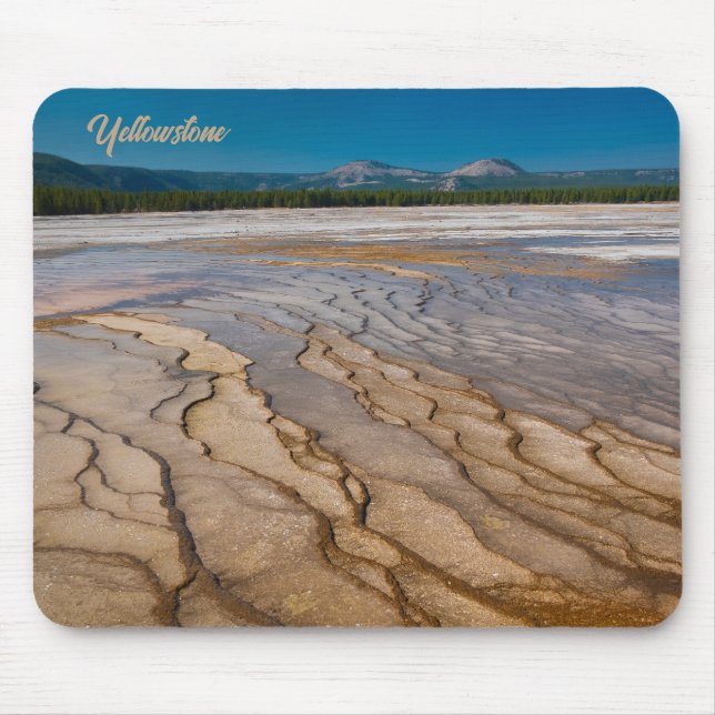 Rund um den Grand Prismatic Spring Yellowstone Mousepad (Vorne)