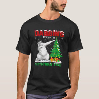 Rund um den Weihnachtsbaum herum, persische Katze  T-Shirt
