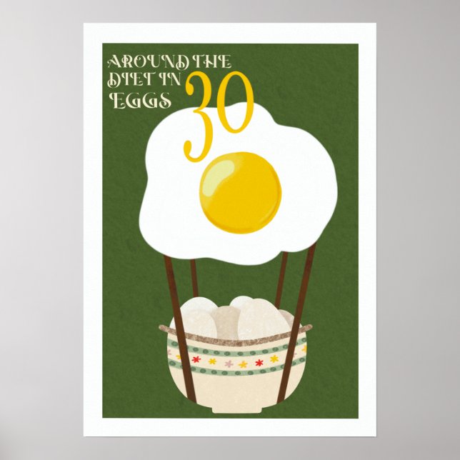 Rund um die Diät in 30 Eiern Poster (Vorne)