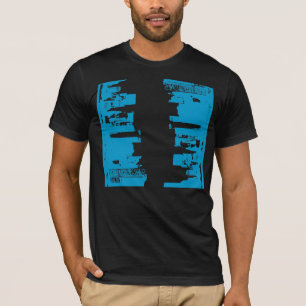 Rund um die Ecke Abstraktion der Innenstadt T-Shirt