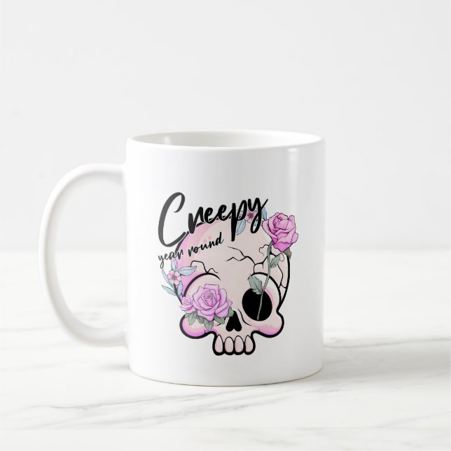 Rund um die Skull-Flora Pasta Kaffeetasse (Links)