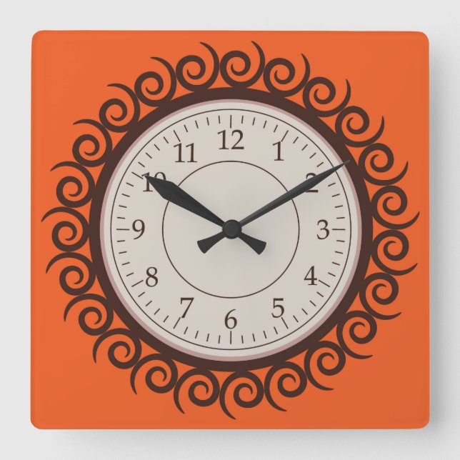 Rund um die Uhr der Runden, kreisförmigen Ecke (Vorderseite)