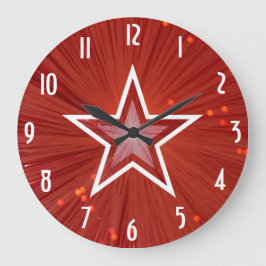 Rund um die Uhr Red Star 'Numbers'