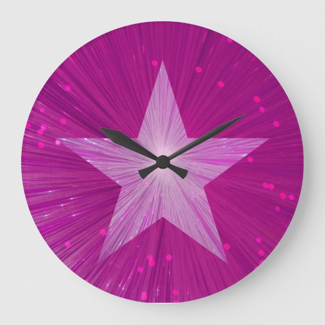 Rund um die Uhr Rosa Star (Vorderseite)