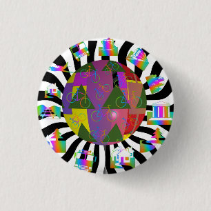Rund um die Welt Button
