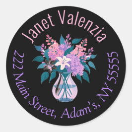 Rundadressen Runder Aufkleber