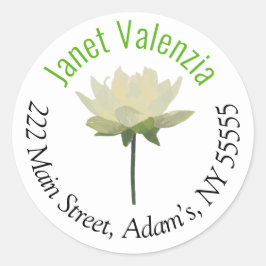 Rundadressen Runder Aufkleber