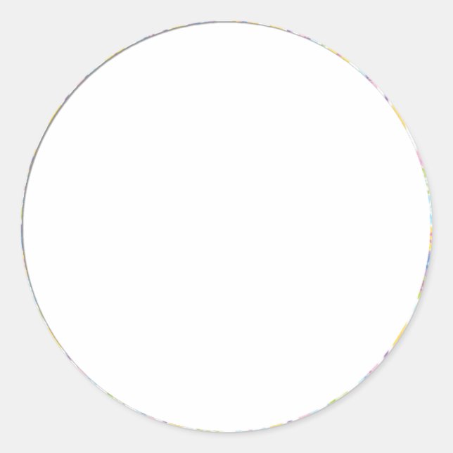 Rundaufkleber an der Blumengrenze D4 Runder Aufkleber (Vorderseite)