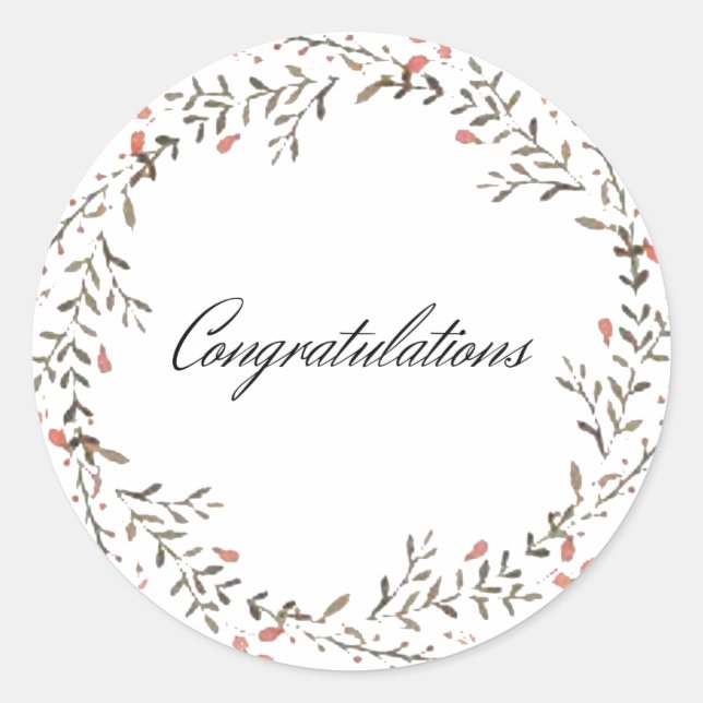 Rundaufkleber für fröhliche Veranstaltungen Runder Aufkleber (Vorderseite)