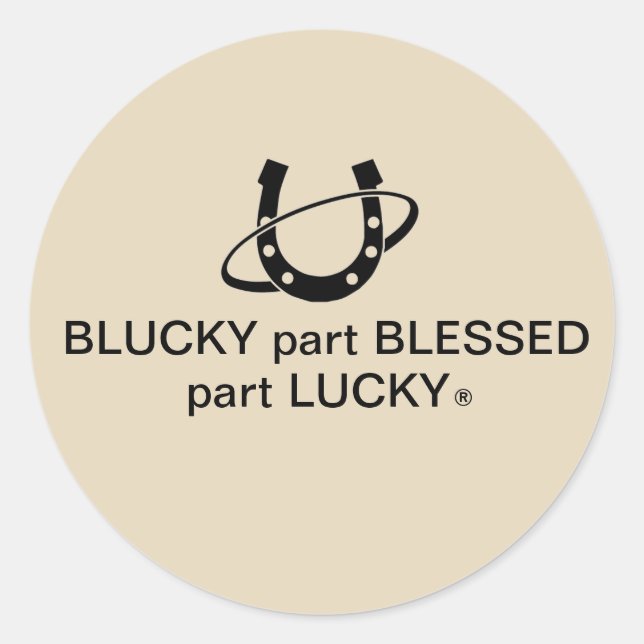 Rundaufkleber, glänzend, groß 3 Zoll (6 pro Blatt) Runder Aufkleber (Vorderseite)