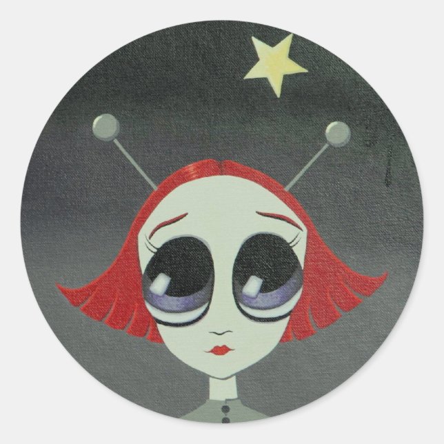 Rundaufkleber Runder Aufkleber (Vorderseite)