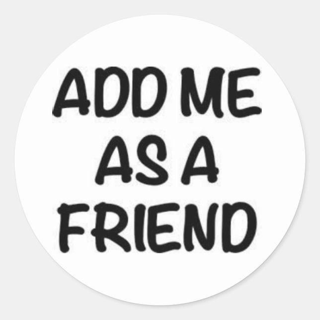 Rundaufkleber Runder Aufkleber (Vorderseite)