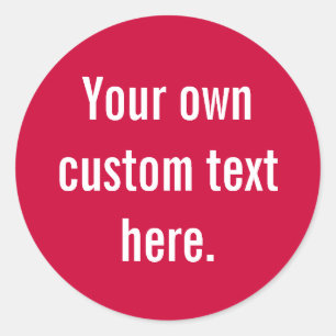 Rundaufkleber Runder Aufkleber