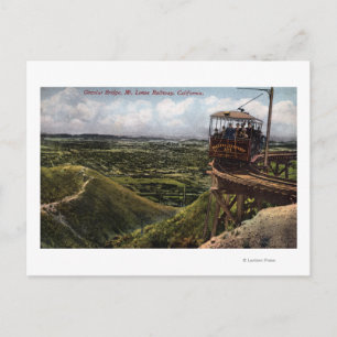 Rundbrücke Pazifische Eisenbahnansicht Postkarte