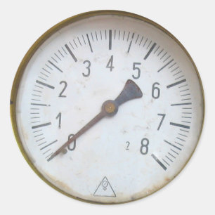 Runddruckmessgerät für Wählkleber Runder Aufkleber