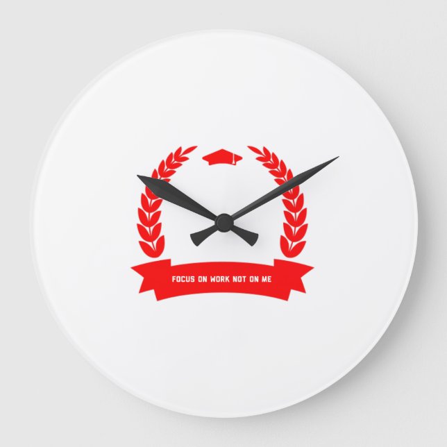 Runde Acrylmauer Uhr - Schönes Design (Vorderseite)