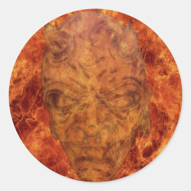 Runde Aufkleber für Feuerdämme (Vorderseite)