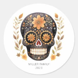 Runde Aufkleber für Zucker