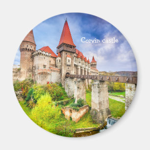 Runde Burg Magnet Corvin