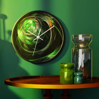 Runde der Abstrakten Kunst der Welt Große Wanduhr