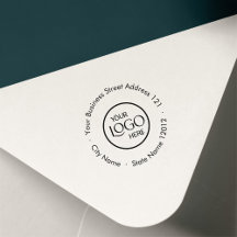 Runde der Beruflichen Logos für die Rücksendeadres