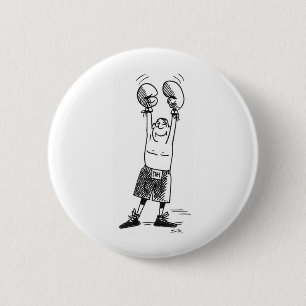 Runde Gewinner Button
