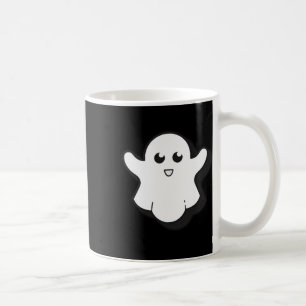 Runde Ghost Niedlich Ghost Halloween Spooky Jahres Kaffeetasse