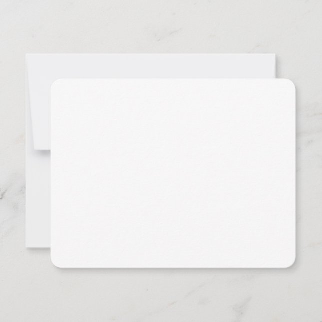 Runde Hochzeitkarte RSVP Response Card 4,25" x 5,5 (Vorderseite)