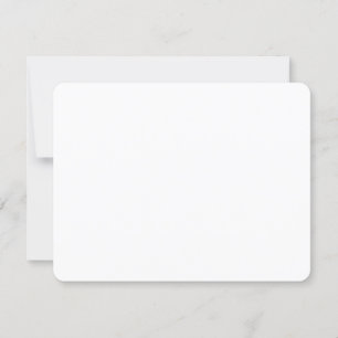 Runde Hochzeitkarte RSVP Response Card 4,25" x 5,5 Karte