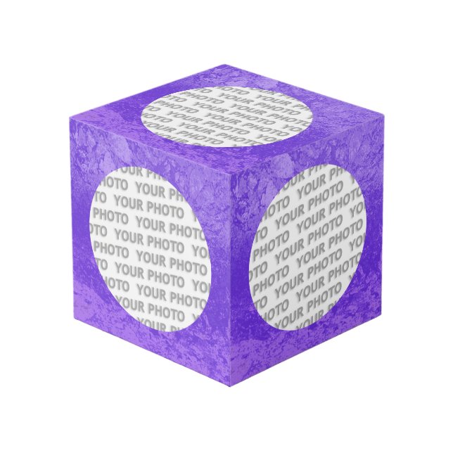 Runde in quadratischem Rahmen Spritzer 3 + Ihr Fot (Vorderseite Schrägansicht)