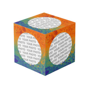 Runde in quadratischem Rahmen Spritzer 4 + Ihr Fot