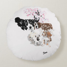 Runde Kissen : Es ist ein Doggie , Dog World