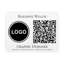 Runde Logo QR Code Unternehmen Flexible