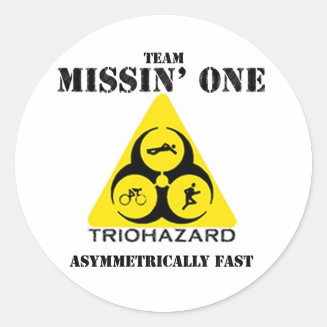 Runde Logoaufkleber Runder Aufkleber (Vorderseite)