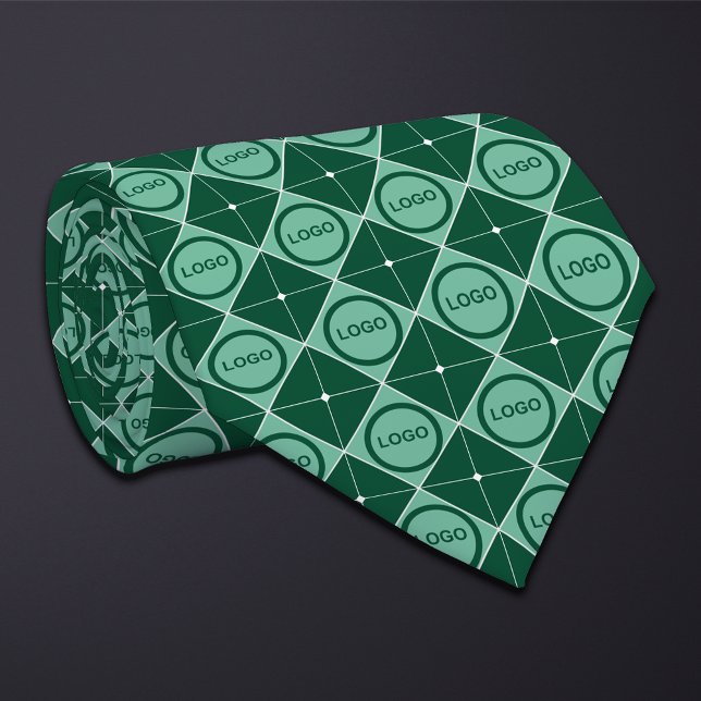 Runde Logos Diamond Muster Necktie Krawatte (Von Creator hochgeladen)
