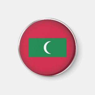 Runde Malediven Magnet