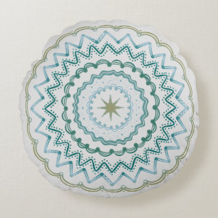 Runde Medallion-Kissen Rundes Kissen